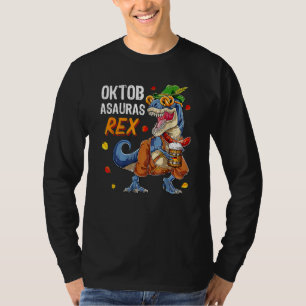 Oktoberfest T Rex Dinosaur Lederhosen Bavarian Cos T-Shirt