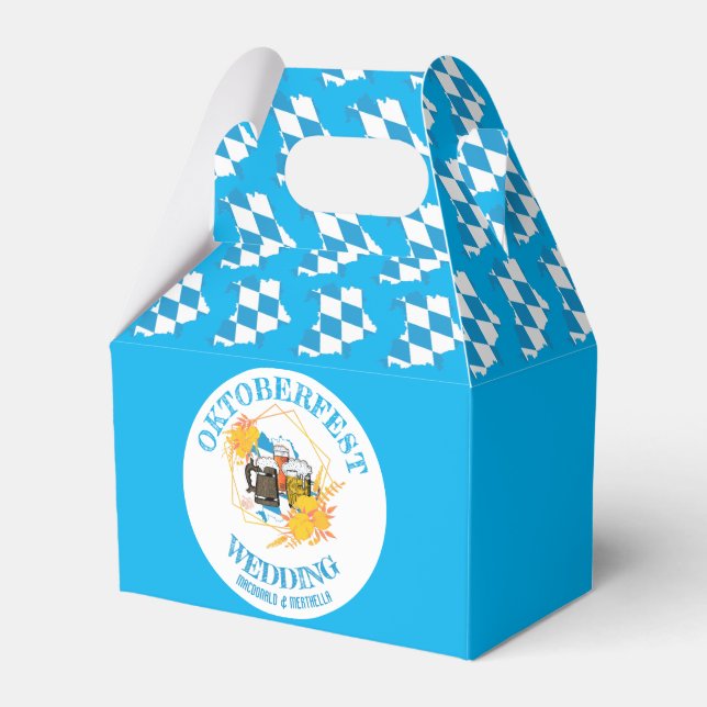OKTOBERFEST Wedding Favor Box (Front Side)