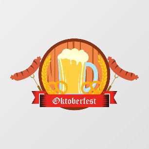 Oktoberfest Window Cling