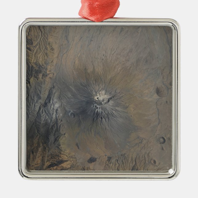 Ol Doinyo Langai in Tanzania Metal Ornament (Front)