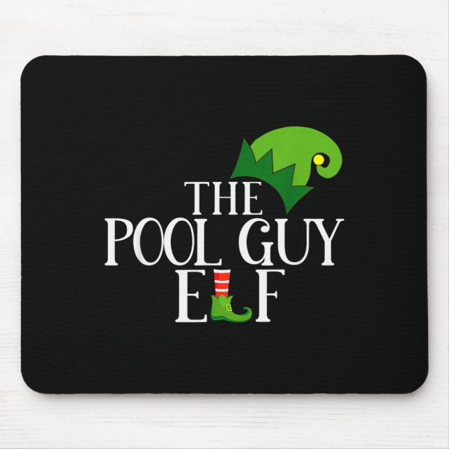 Ol Guy Elf Matching Family Group Christmas Party P Mouse Pad (Front)