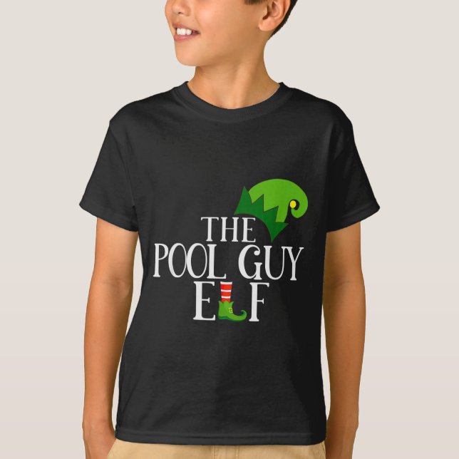 Ol Guy Elf Matching Family Group Christmas Party P T-Shirt (Front)