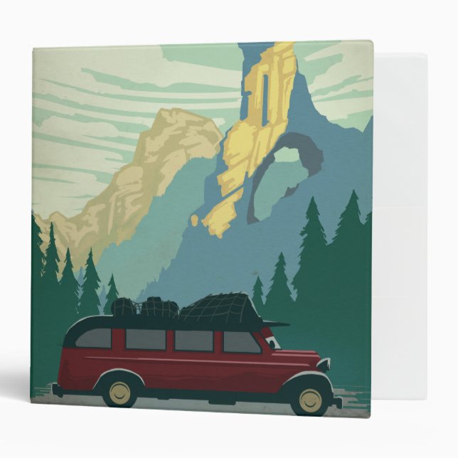 Ol' Jammer Tours Illustration Binder (Front/Inside)