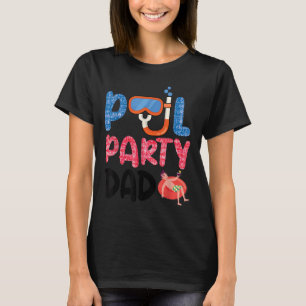 Ol Party Dad Fun With Floatie And Trocal Vibes Fat T-Shirt