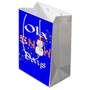 Ola, Snowman Jours de neige Sacs cadeaux de Noël