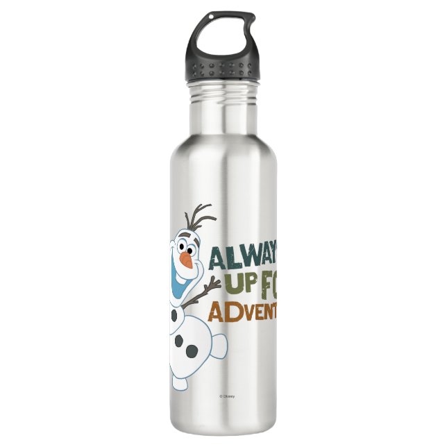 Olaf | Always up for Adventure 710 Ml Water Bottle (Front)