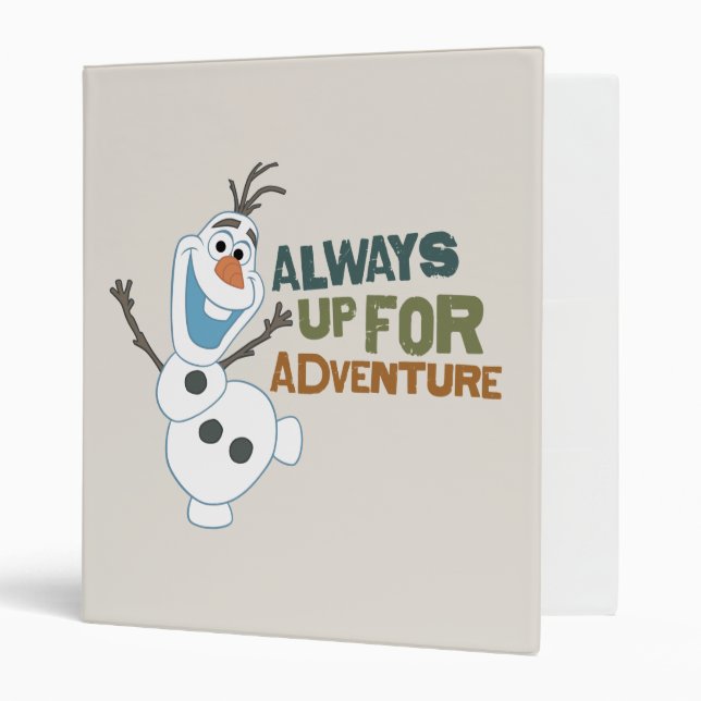 Olaf | Always up for Adventure Binder (Front/Inside)