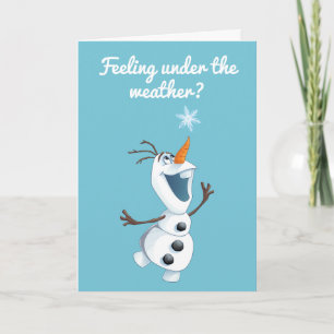 Olaf Blizzard Buddy - Get Well Card