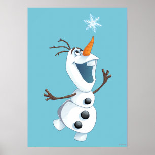 Olaf   Blizzard Buddy Poster