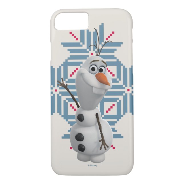 Olaf | Blue Snowflake Case-Mate iPhone Case (Back)