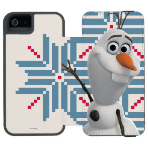 Olaf   Blue Snowflake Incipio Watson™ iPhone 5 Wallet Case