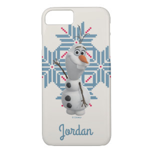 Olaf   Blue Snowflake   Your Name Case-Mate iPhone Case