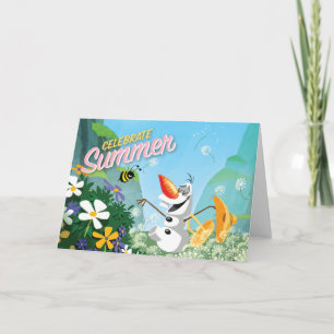 Olaf   Celebrate Summer Card