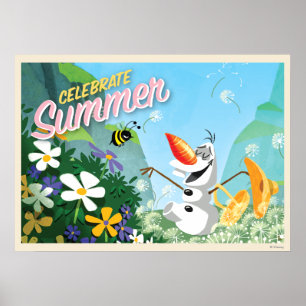 Olaf   Celebrate Summer Poster