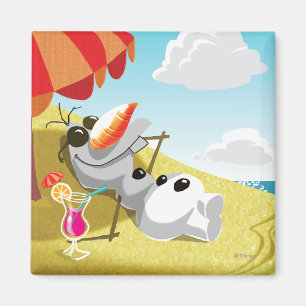 Olaf   Chillin' in the Sunshine Magnet