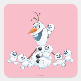 Olaf   Gift of Love Square Sticker