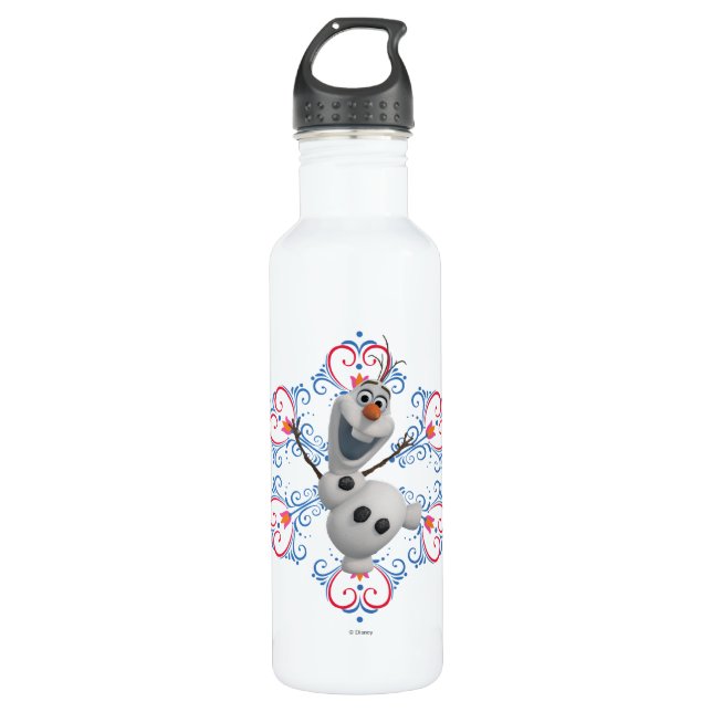 Olaf | Heart Frame 710 Ml Water Bottle (Front)