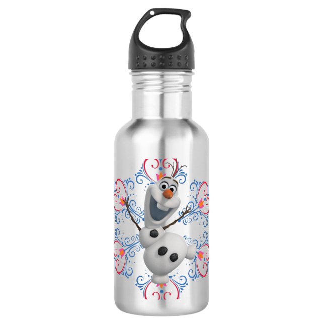 Olaf | Heart Frame 710 Ml Water Bottle (Front)