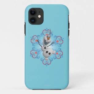 Olaf   Heart Frame iPhone 11 Case