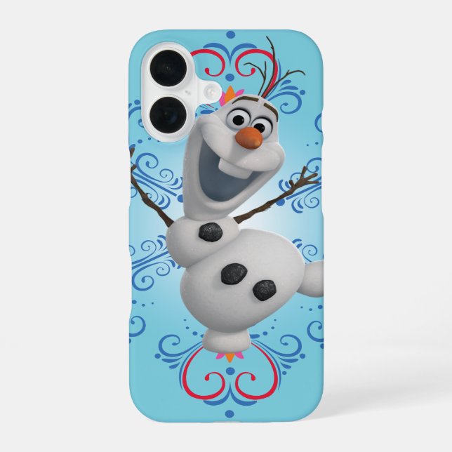 Olaf | Heart Frame iPhone 16 Case (Back)