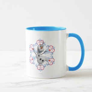 Olaf   Heart Frame Mug