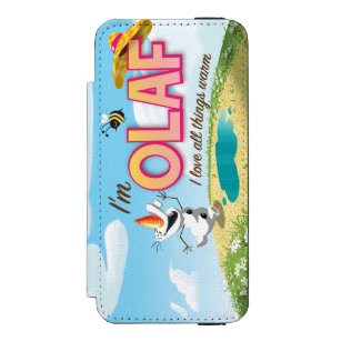 Olaf   I Love All Things Warm Incipio Watson™ iPhone 5 Wallet Case