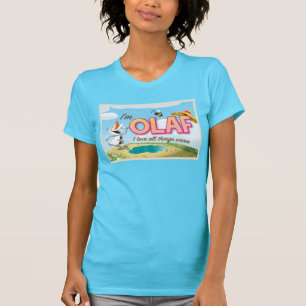 Olaf   I Love All Things Warm T-Shirt