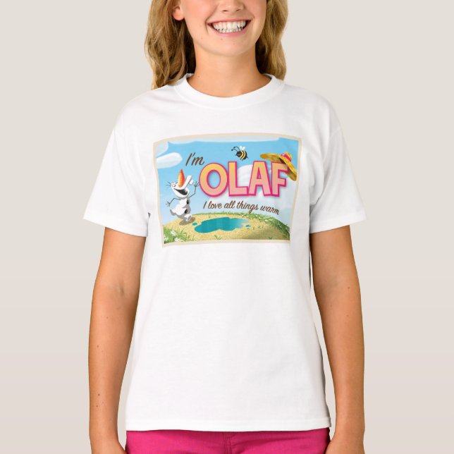 Olaf | I Love All Things Warm T-Shirt (Front)