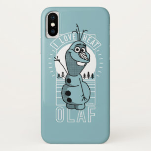 Olaf   I Love Heat iPhone X Case
