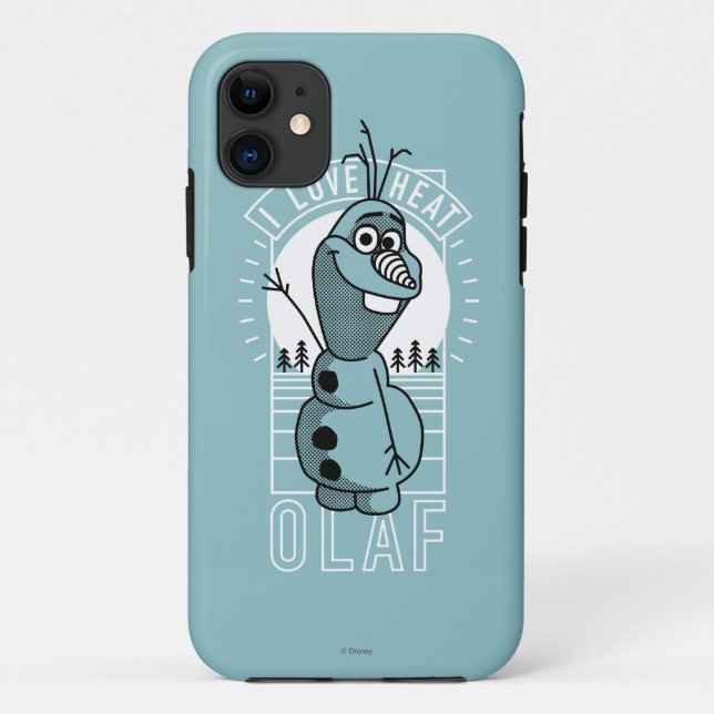 Olaf | I Love Heat Case-Mate iPhone Case (Back)