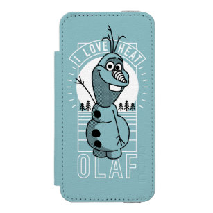 Olaf   I Love Heat Incipio Watson™ iPhone 5 Wallet Case