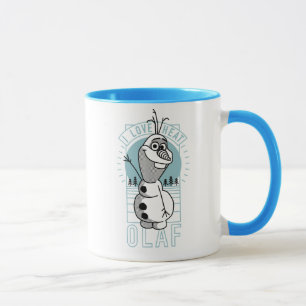 Olaf   I Love Heat Mug