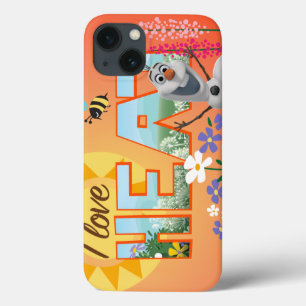 Olaf   I Love the Heat and Sunshine iPhone 13 Case