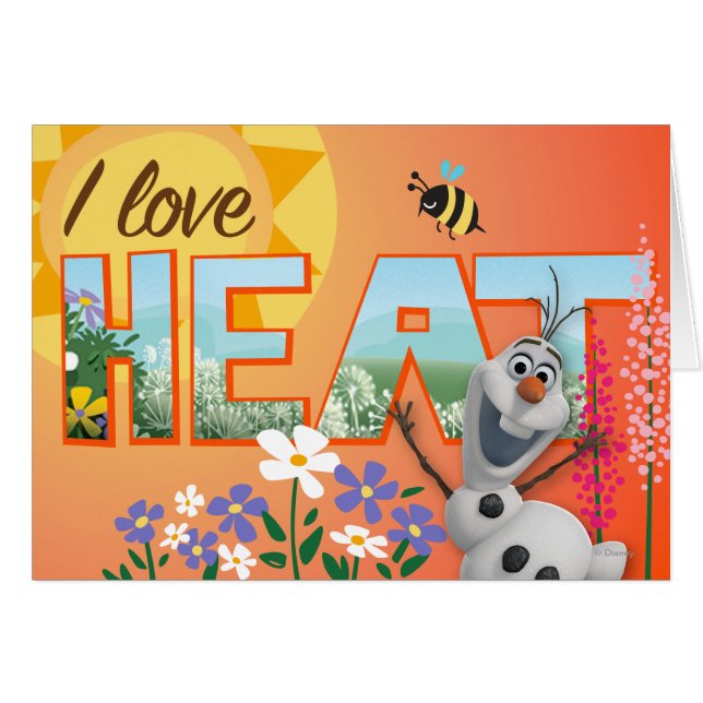 Olaf | J'aime la chaleur et le soleil (Devant horizontal)
