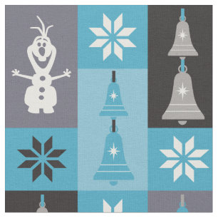Olaf   Let the Holiday's Begin Pattern Fabric