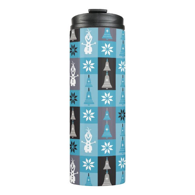 Olaf | Let the Holiday's Begin Pattern Thermal Tumbler (Front)