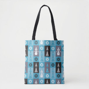 Olaf   Let the Holiday's Begin Pattern Tote Bag