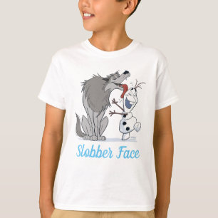 Olaf Licked By Wolf T-Shirt