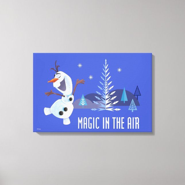 Olaf | Magic in the Air Canvas Print (Front)