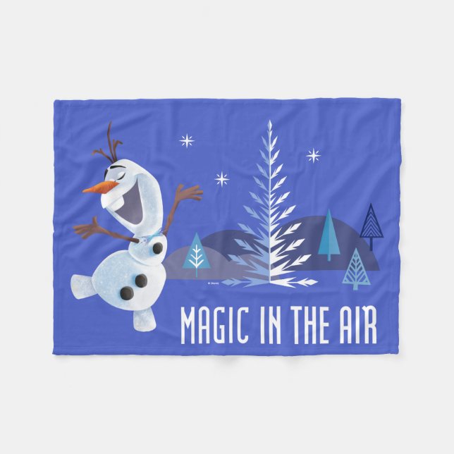 Olaf | Magic in the Air Fleece Blanket (Front (Horizontal))