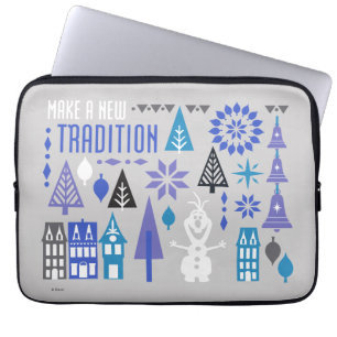 Olaf   Make a New Tradition Laptop Sleeve