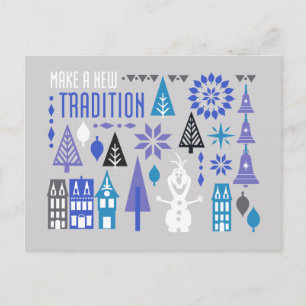 Olaf   Make a New Tradition Postcard