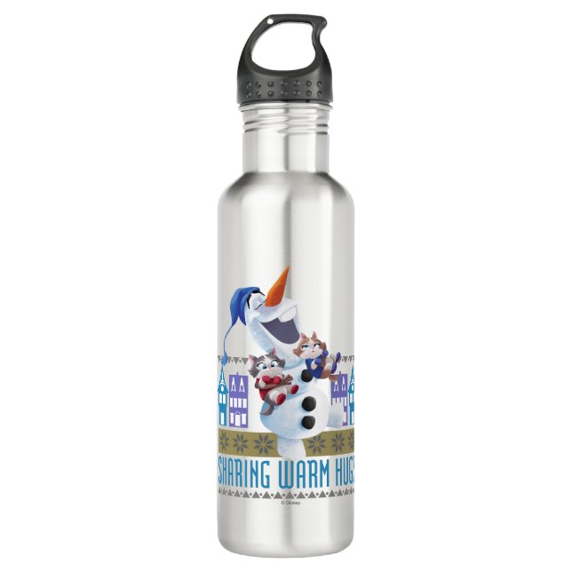 Olaf | Sharing Warm Hugs 710 Ml Water Bottle (Front)