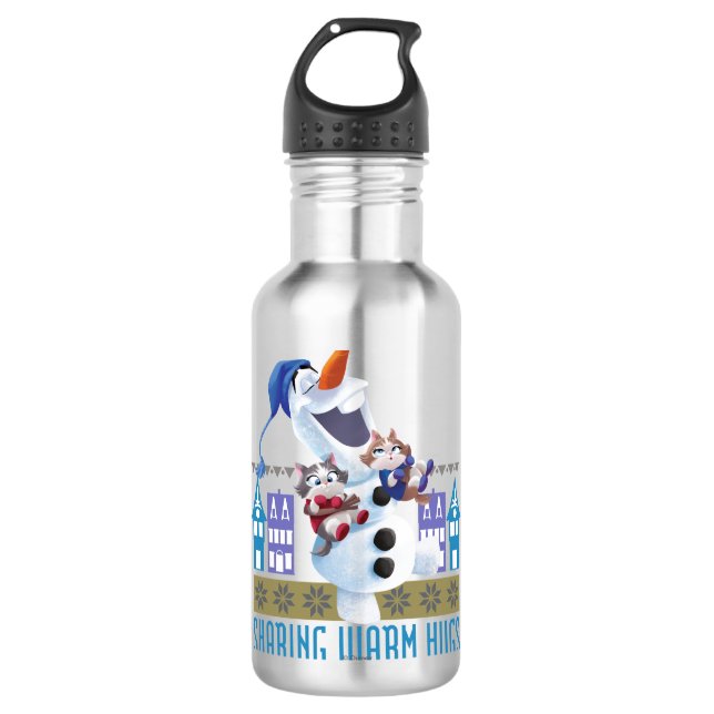 Olaf | Sharing Warm Hugs 710 Ml Water Bottle (Front)
