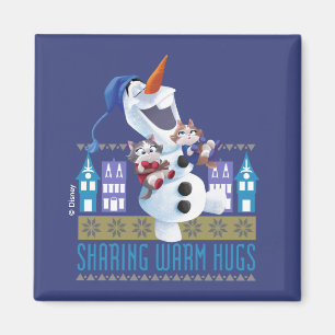 Olaf   Sharing Warm Hugs Magnet