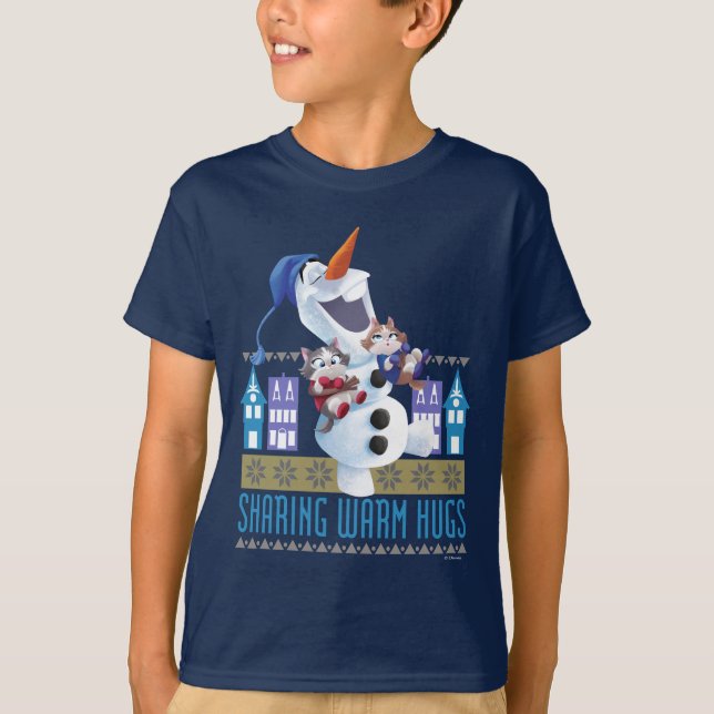 Olaf | Sharing Warm Hugs T-Shirt (Front)