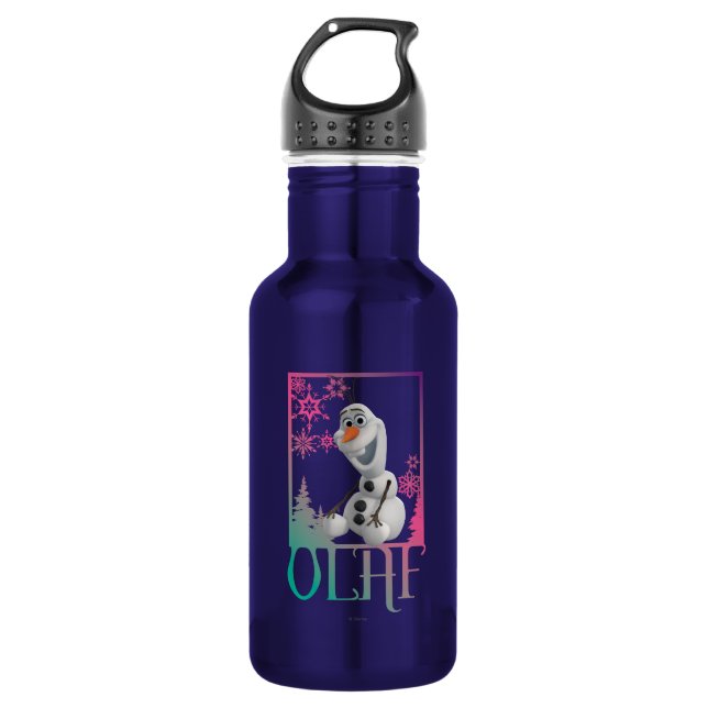 Olaf | Sitting 532 Ml Water Bottle (Front)