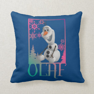 Olaf   Sitting Throw Pillow