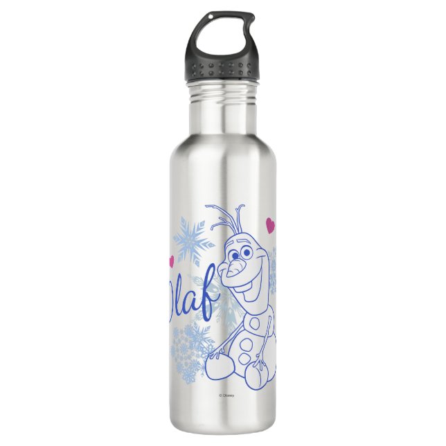 Olaf | Snowflakes 710 Ml Water Bottle (Front)