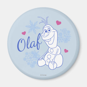 Olaf Snowflakes Magnet